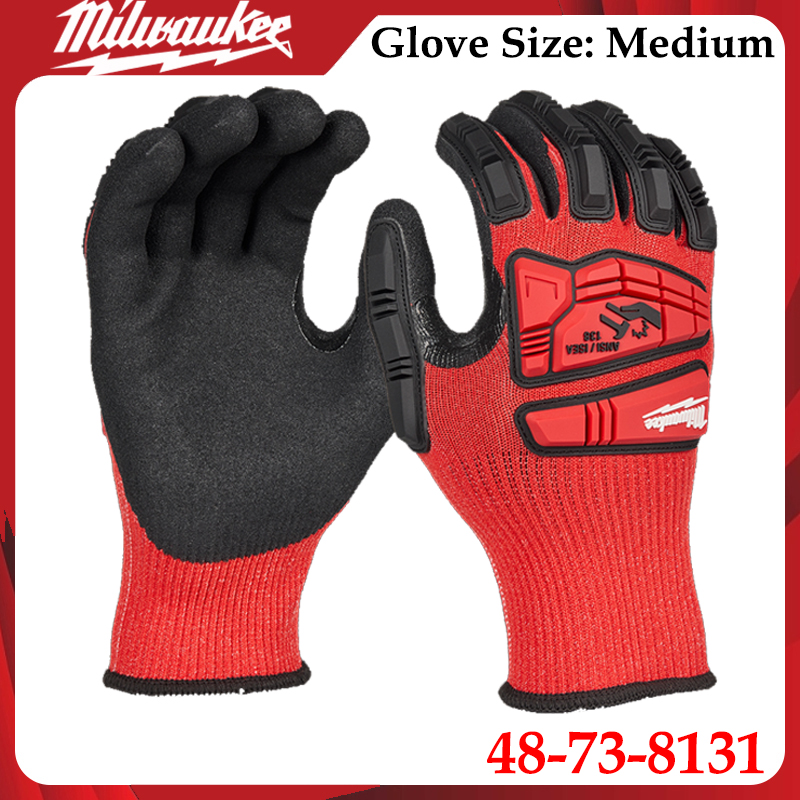 Motorcycle Glove Knuckle - Luvas de Trabalho Milwaukee 48-73-8131 de