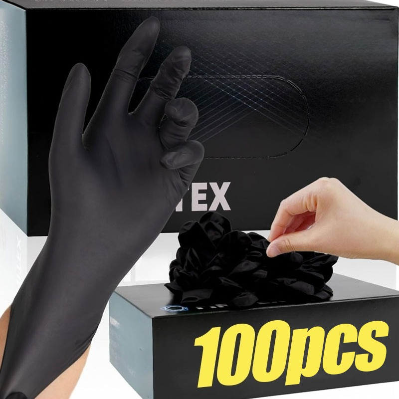 Luvas Descartáveis Pretas Unis - Latex Disposable Glove avaliação e preço