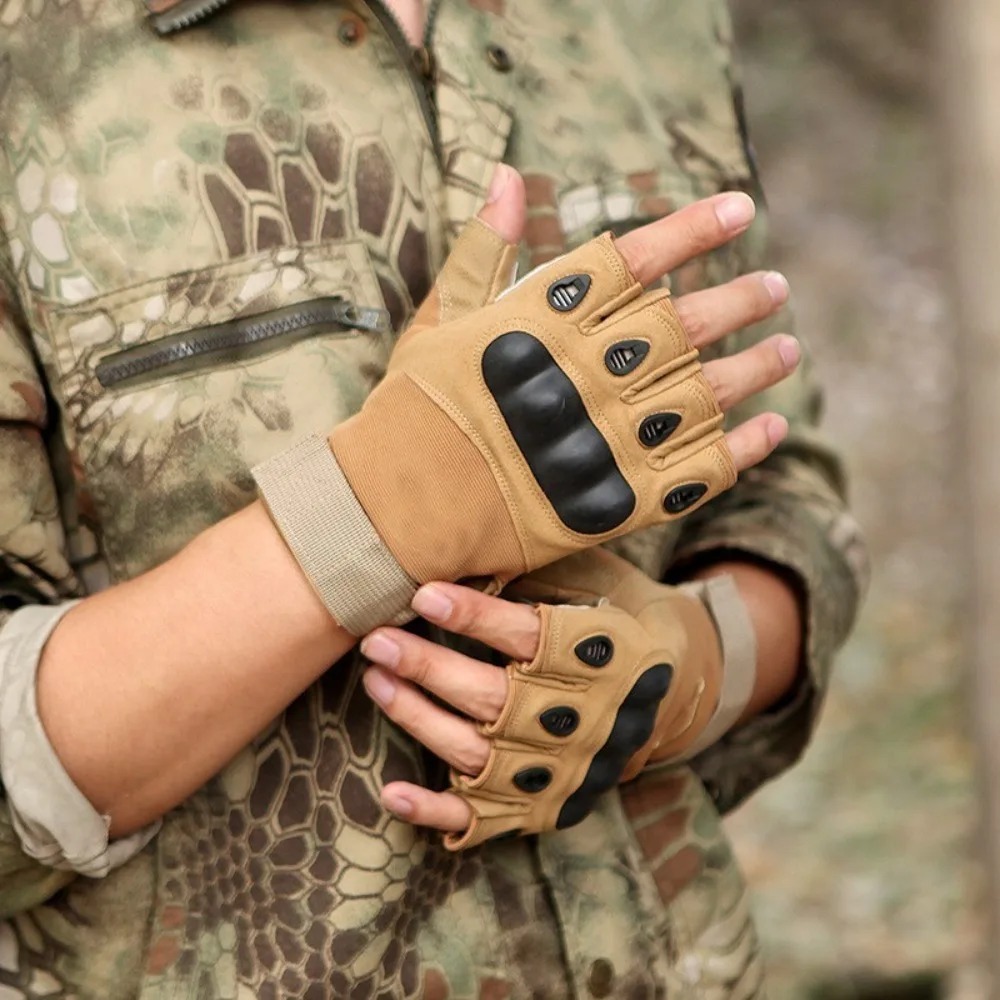 Luvas táticas de dedos complet - Motorcycle Glove Knuckle avaliação e preço