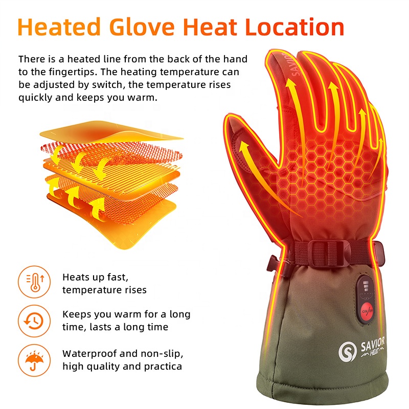 Luvas de esqui elétricas 3m, v - Ski Glove Waterproof avaliação e preço